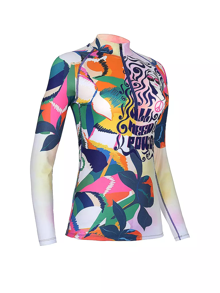 FREISEIN | Damen Unterzieh Zipshirt UpsideDown | Multicolore