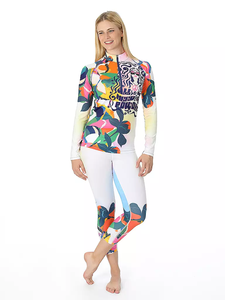 FREISEIN | Damen Unterzieh Zipshirt UpsideDown | Multicolore