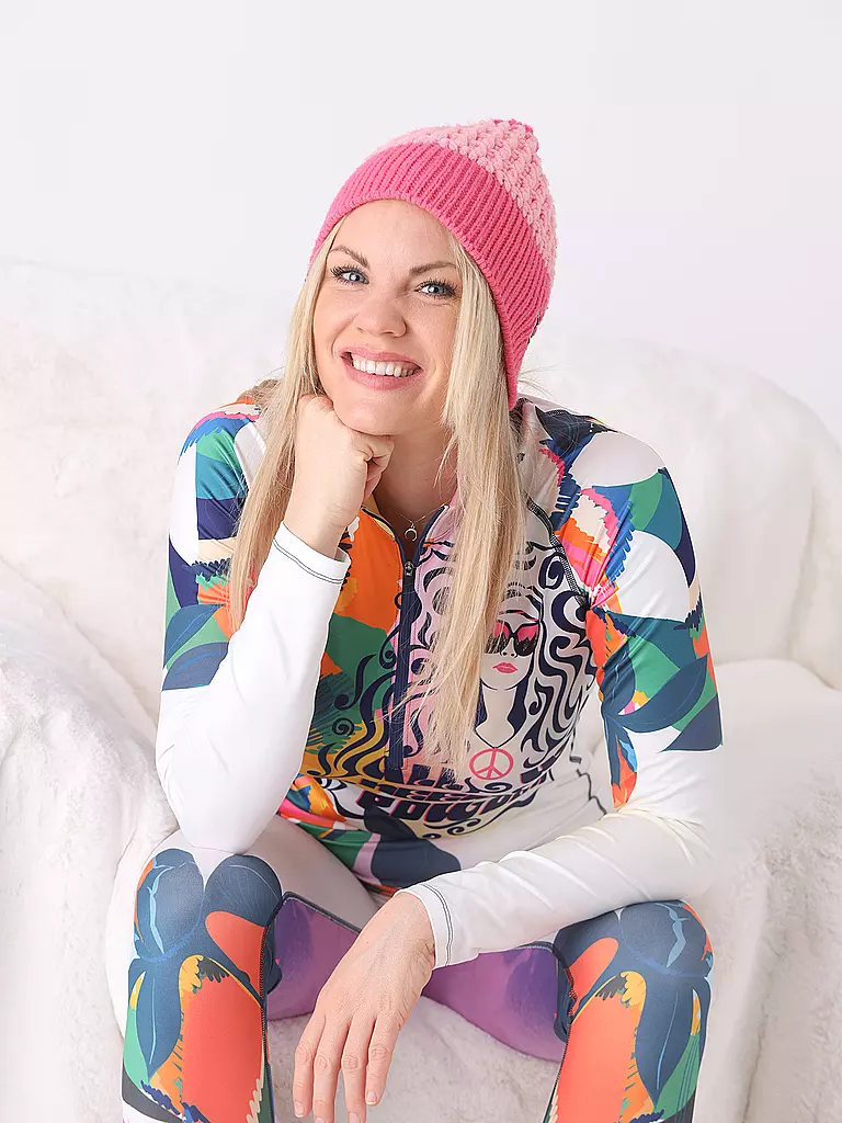 FREISEIN | Damen Unterzieh Zipshirt UpsideDown | Multicolore