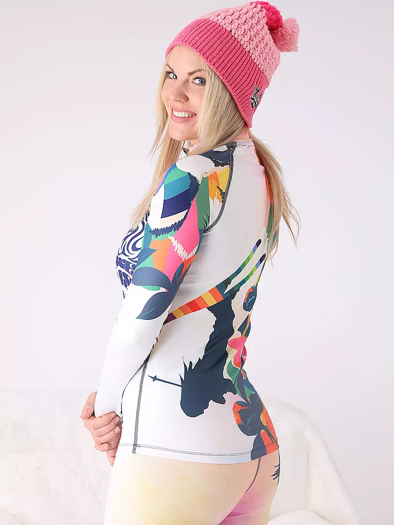 FREISEIN | Damen Unterzieh Zipshirt UpsideDown | Multicolore