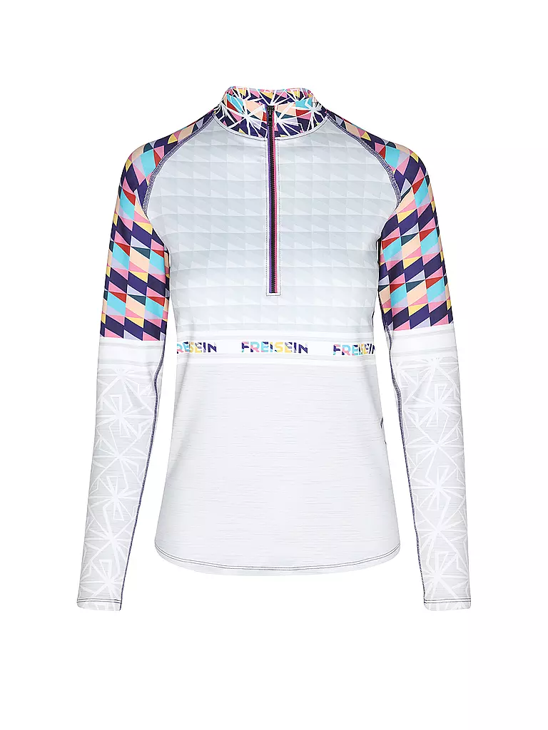 FREISEIN | Sous-pull zippé pour femme Sky Fever | Gris clair
