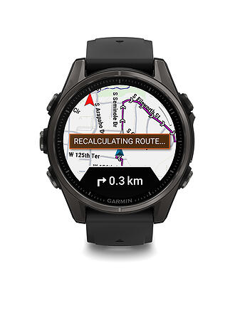 GARMIN | Montre GPS multisports connectée Fenix 8 Amoled Sapphire 43 mm