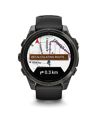GARMIN | Montre intelligente GPS multisports Fenix 8 Amoled Sapphire 47 mm