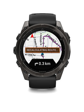 GARMIN | Montre intelligente GPS multisports Fenix 8 Amoled Sapphire 51 mm