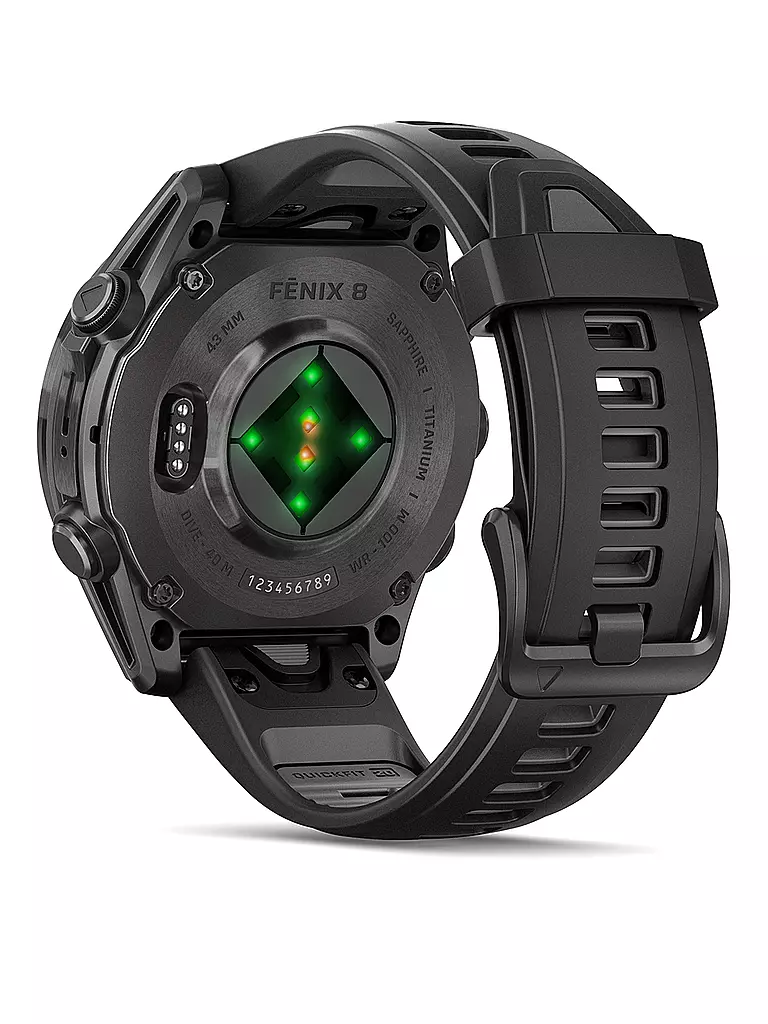 GARMIN | Montre GPS multisports connectée Fenix 8 Amoled Sapphire 43 mm |
