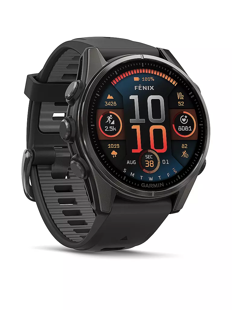 GARMIN | Montre GPS multisports connectée Fenix 8 Amoled Sapphire 43 mm |