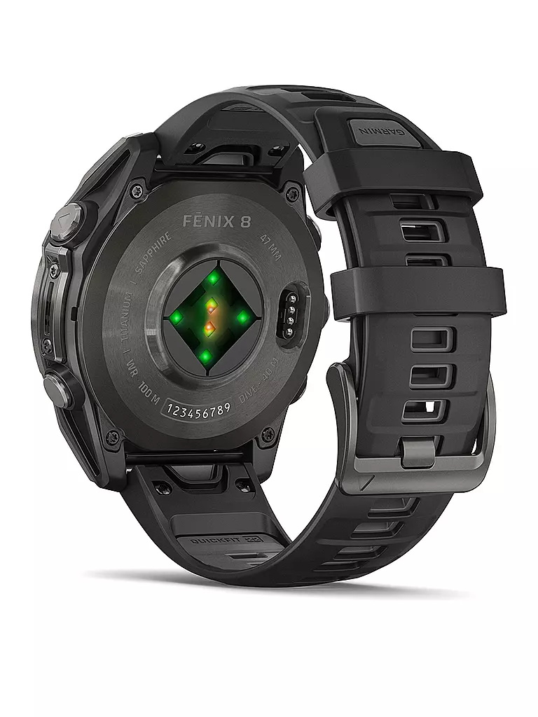 GARMIN | Montre intelligente GPS multisports Fenix 8 Amoled Sapphire 47 mm |