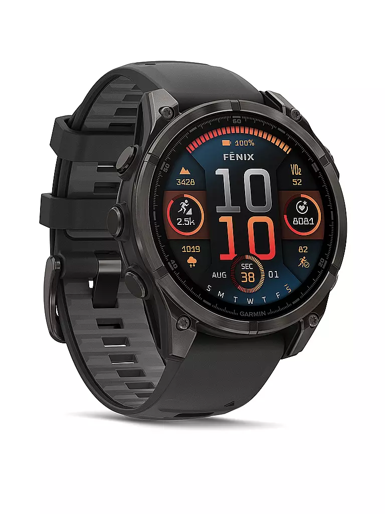GARMIN | Montre intelligente GPS multisports Fenix 8 Amoled Sapphire 47 mm |