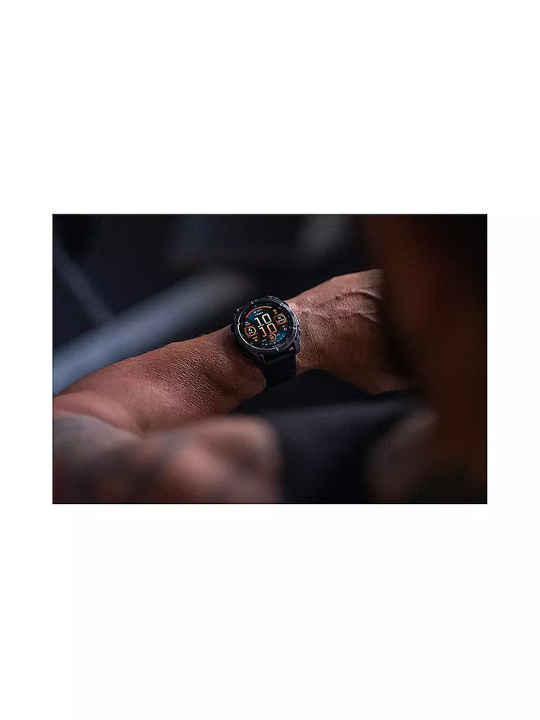 GARMIN | Montre intelligente GPS multisports Fenix 8 Amoled Sapphire 51 mm | Gris