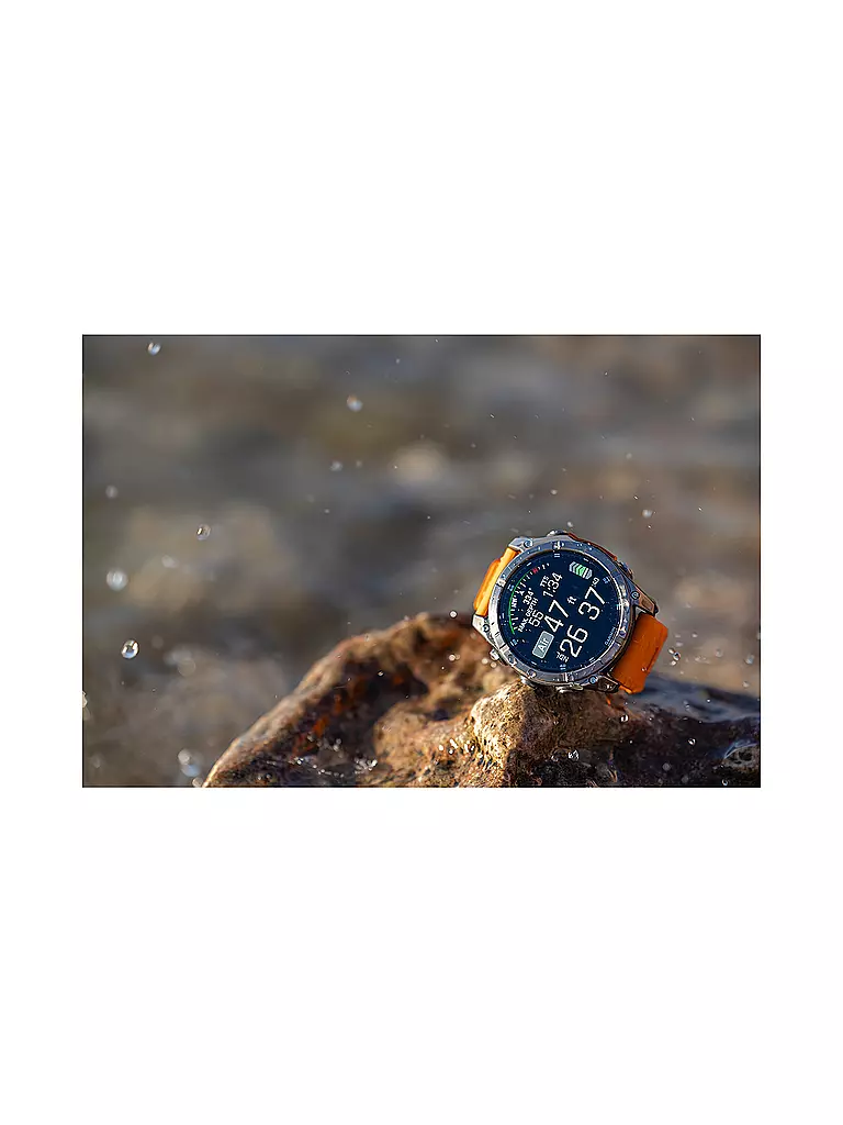 GARMIN | Montre intelligente GPS multisports Fenix 8 Amoled Sapphire 51 mm | 