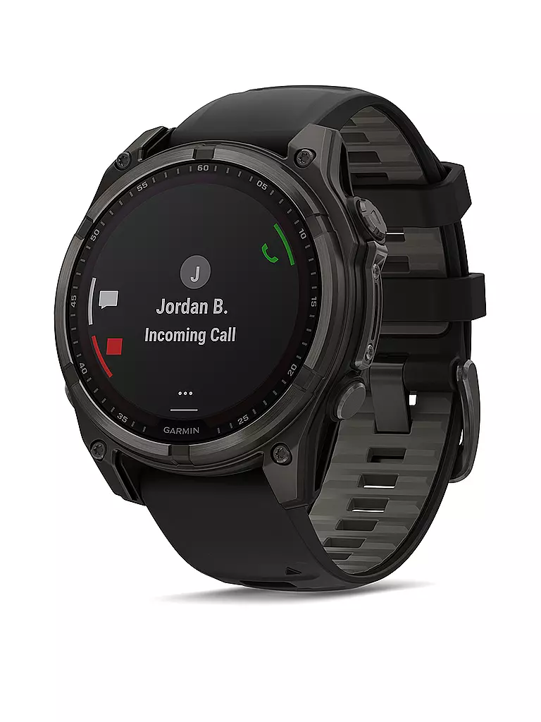 GARMIN | Montre intelligente GPS multisports Fenix 8 Solar Sapphire 47 mm | Gris