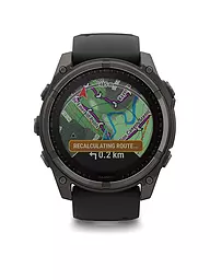 GARMIN | Montre intelligente GPS multisports Fenix 8 Solar Sapphire 51 mm | Gris