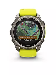 GARMIN | Montre intelligente GPS multisports Fenix 8 Solar Sapphire 51 mm | Orange