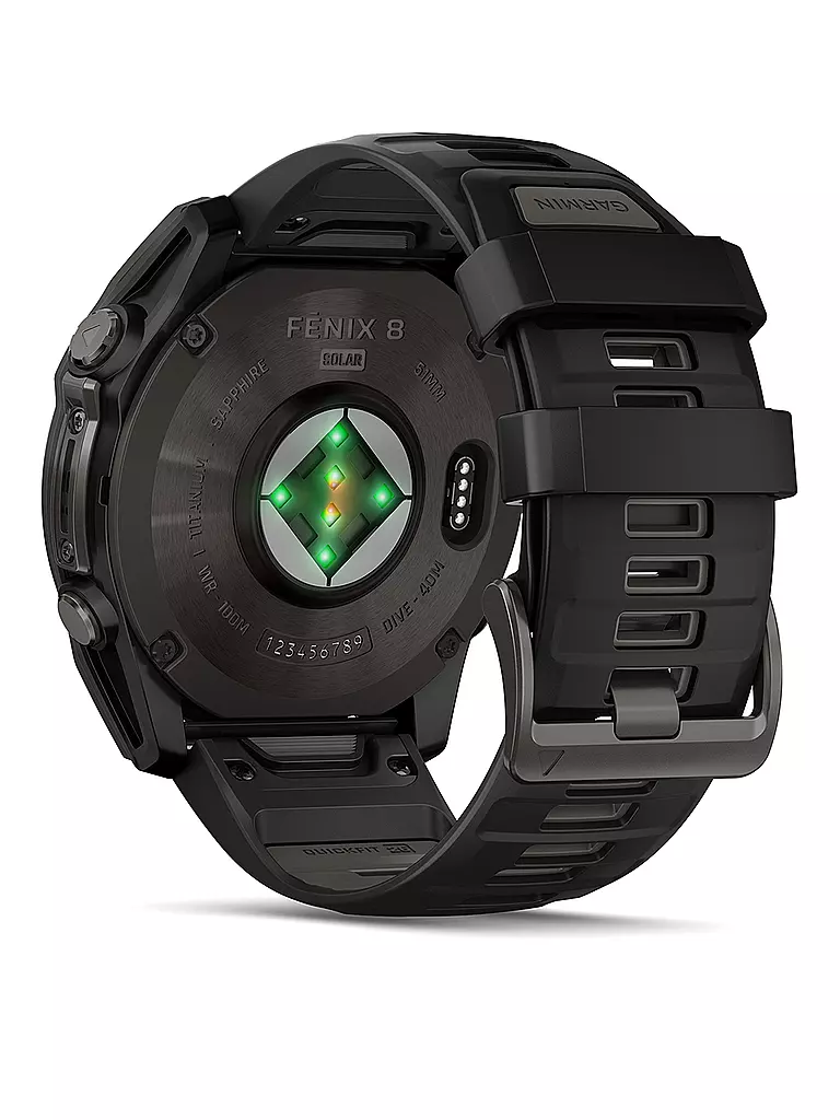 GARMIN | Montre intelligente GPS multisports Fenix 8 Solar Sapphire 51 mm |