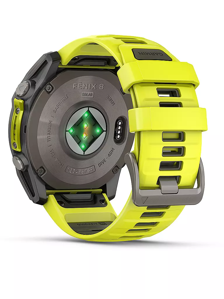 GARMIN | Montre intelligente GPS multisports Fenix 8 Solar Sapphire 51 mm |