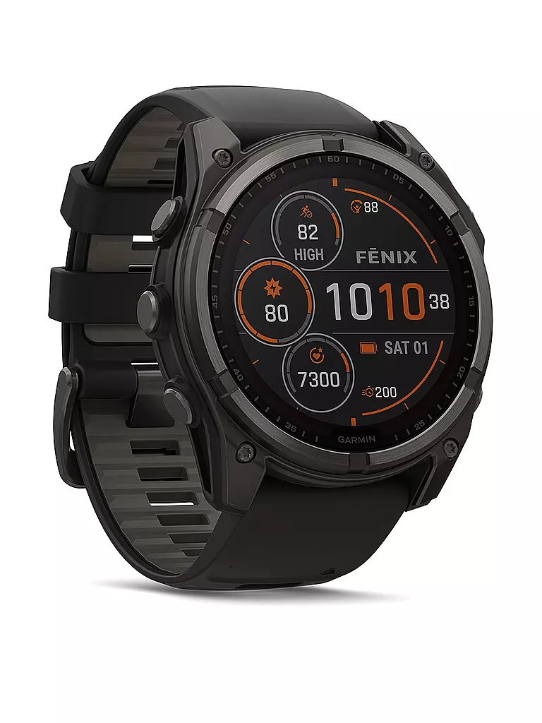 GARMIN | Montre intelligente GPS multisports Fenix 8 Solar Sapphire 51 mm |