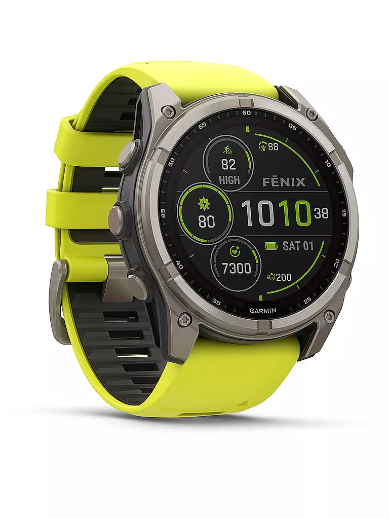 GARMIN | Montre intelligente GPS multisports Fenix 8 Solar Sapphire 51 mm |