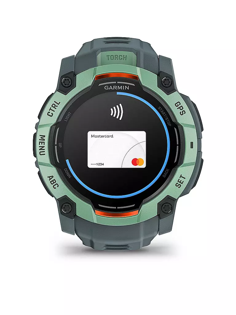 GARMIN | Montre intelligente GPS multisports Instinct® 3 50mm Amoled | Vert clair