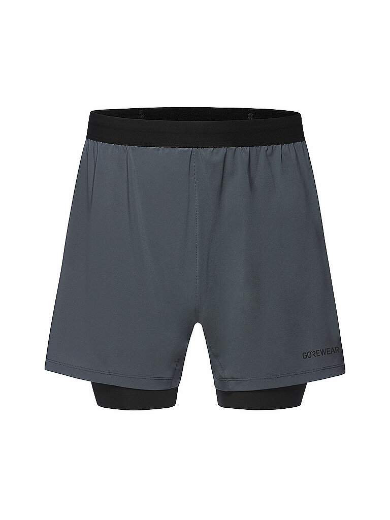 Short de course 2 en 1 Concurve 5 gris S