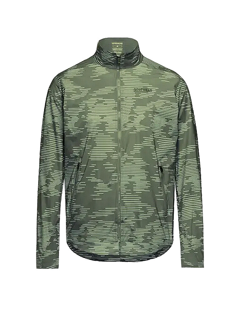 Veste de course CONCURVE Electro Windbreaker vert foncé M