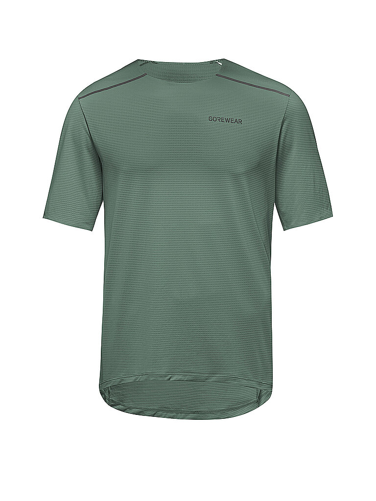 T-shirt de course Contest 2.0 vert foncé L