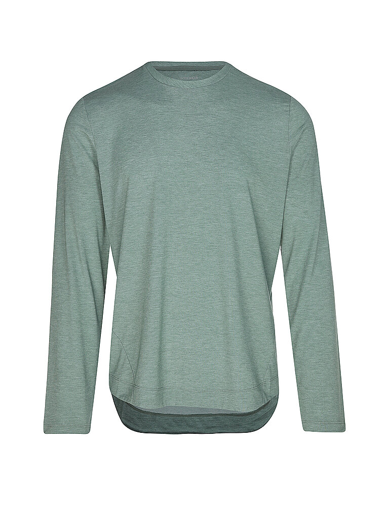 T-shirt de course vert foncé M