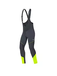 GOREWEAR | Cuissard de cyclisme à bretelles pour homme C3 GORE® WINDSTOPPER® | Noir