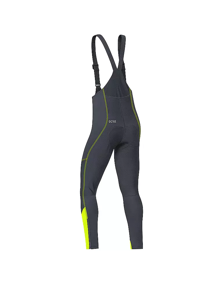 GOREWEAR | Cuissard de cyclisme à bretelles pour homme C3 GORE® WINDSTOPPER® | Noir
