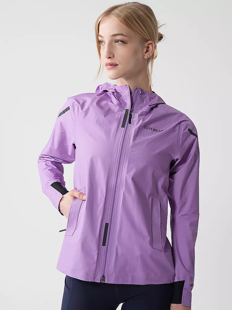 GOREWEAR | Damen Laufjacke Concurve Gore-Tex | Lilas