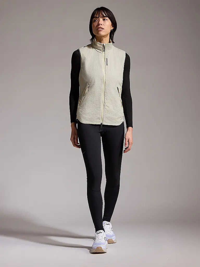 GOREWEAR | Gilet de course pour femme CONCURVE WINDSTOPPER® | Beige