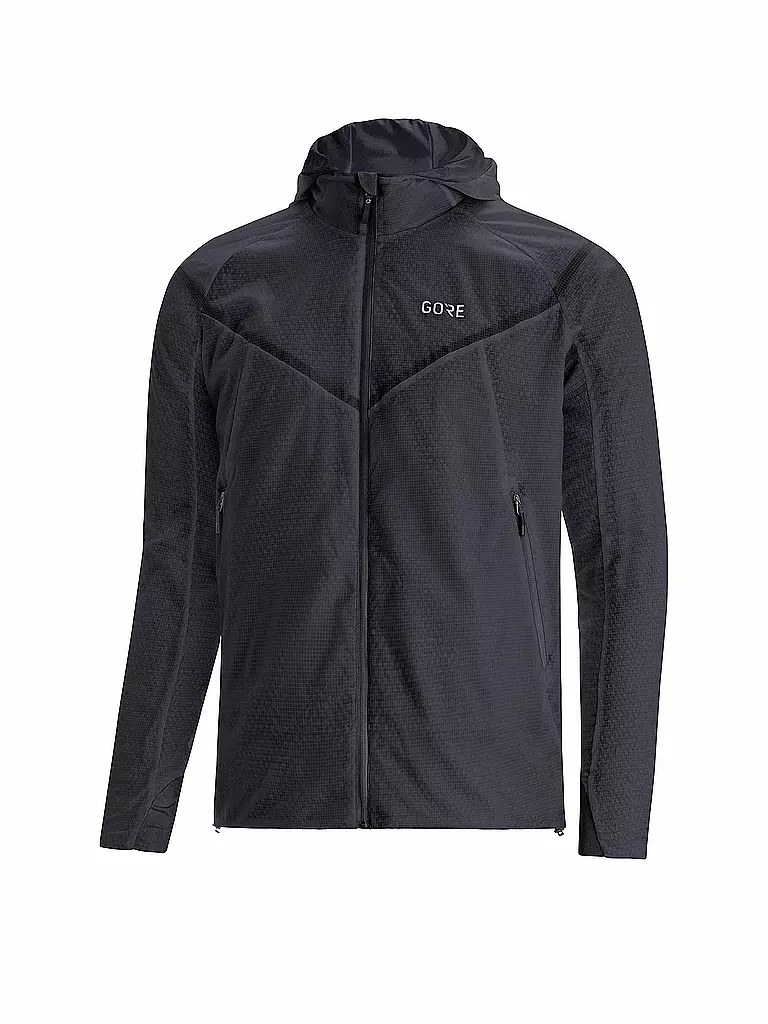 GOREWEAR | Herren Laufjacke Insulated R5 GORE-TEX Infinium™ | Noir