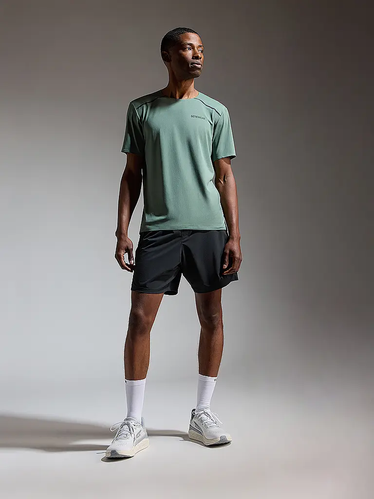 GOREWEAR | Herren Laufshirt Contest 2.0 | Vert foncé