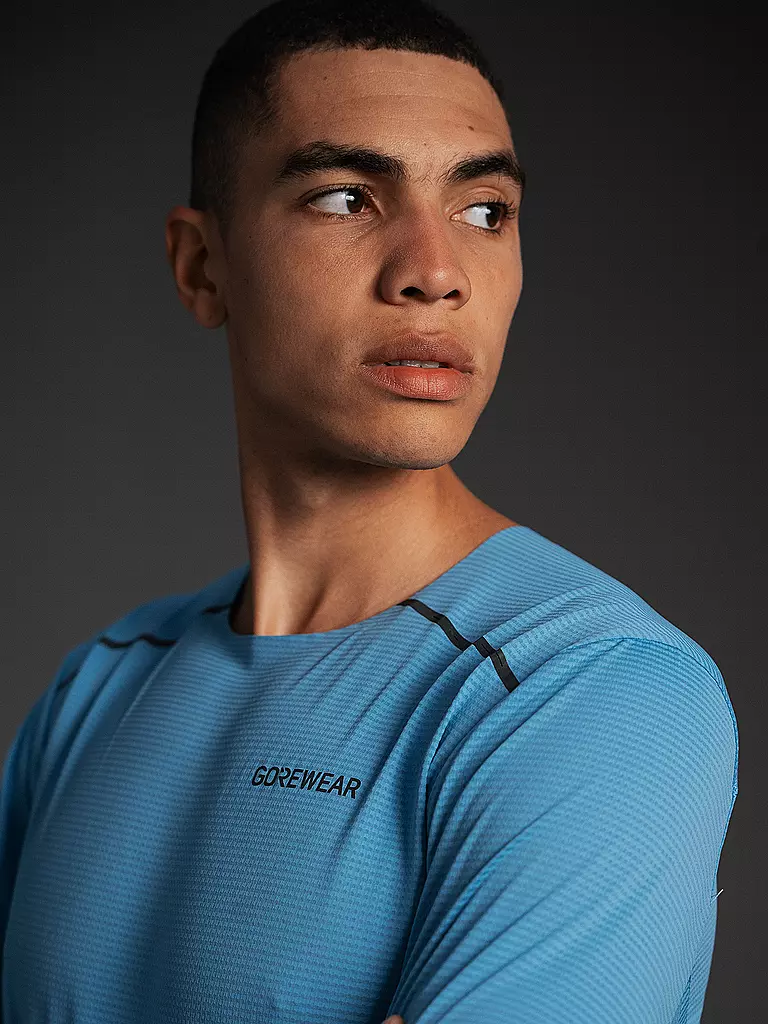 GOREWEAR | Maillot de course pour homme Contedst 2.0 | Bleu