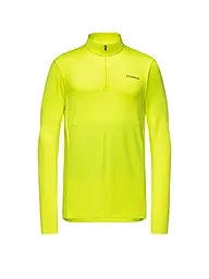 GOREWEAR | Maillot de course thermique 1/4 zip pour homme | Jaune