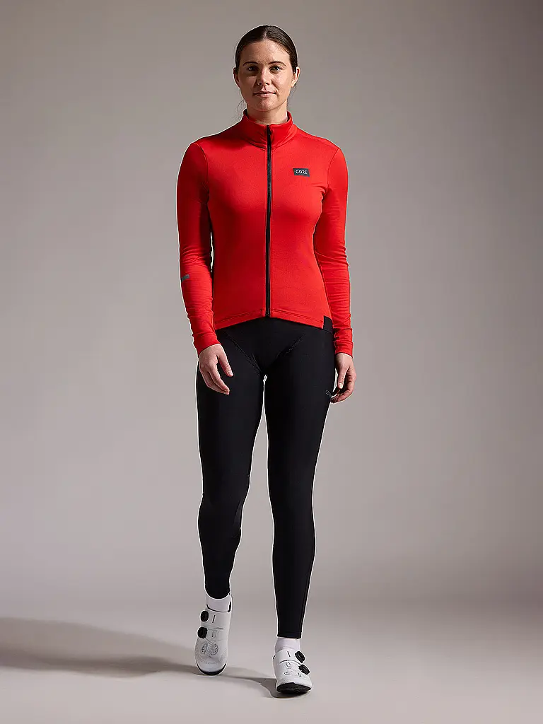 GOREWEAR | Maillot de cyclisme thermique Progress pour femme | Rouge