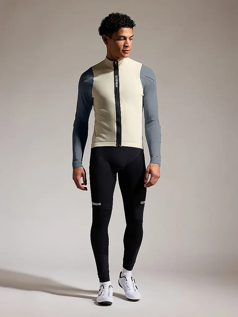 GOREWEAR | Maillot de cyclisme thermique Spinshirt pour hommes | Beige