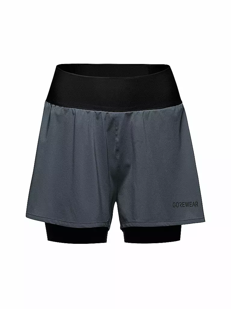 GOREWEAR | Short de course pour femmes Concurve 5 2en1 | Gris