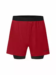 GOREWEAR | Short de course pour homme Concurve 5 2en1 | Rouge