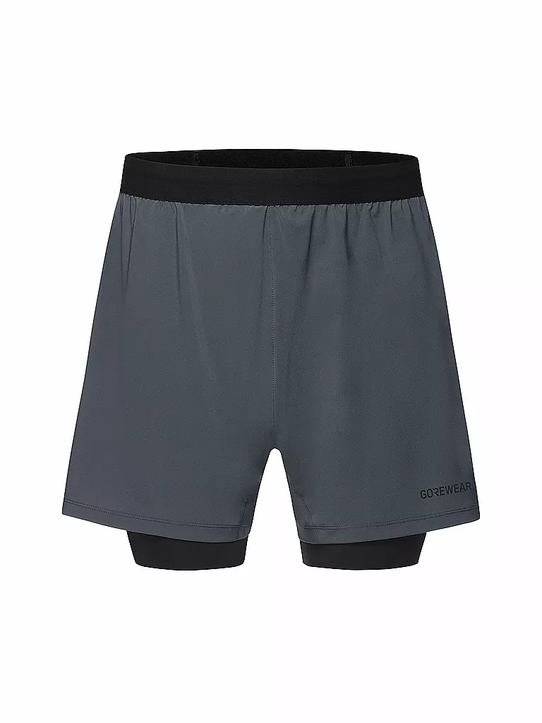GOREWEAR | Short de course pour homme Concurve 5 2en1 | Gris