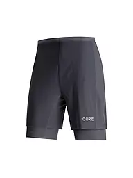 GOREWEAR | Short de course pour homme R5 2EN1 | Noir