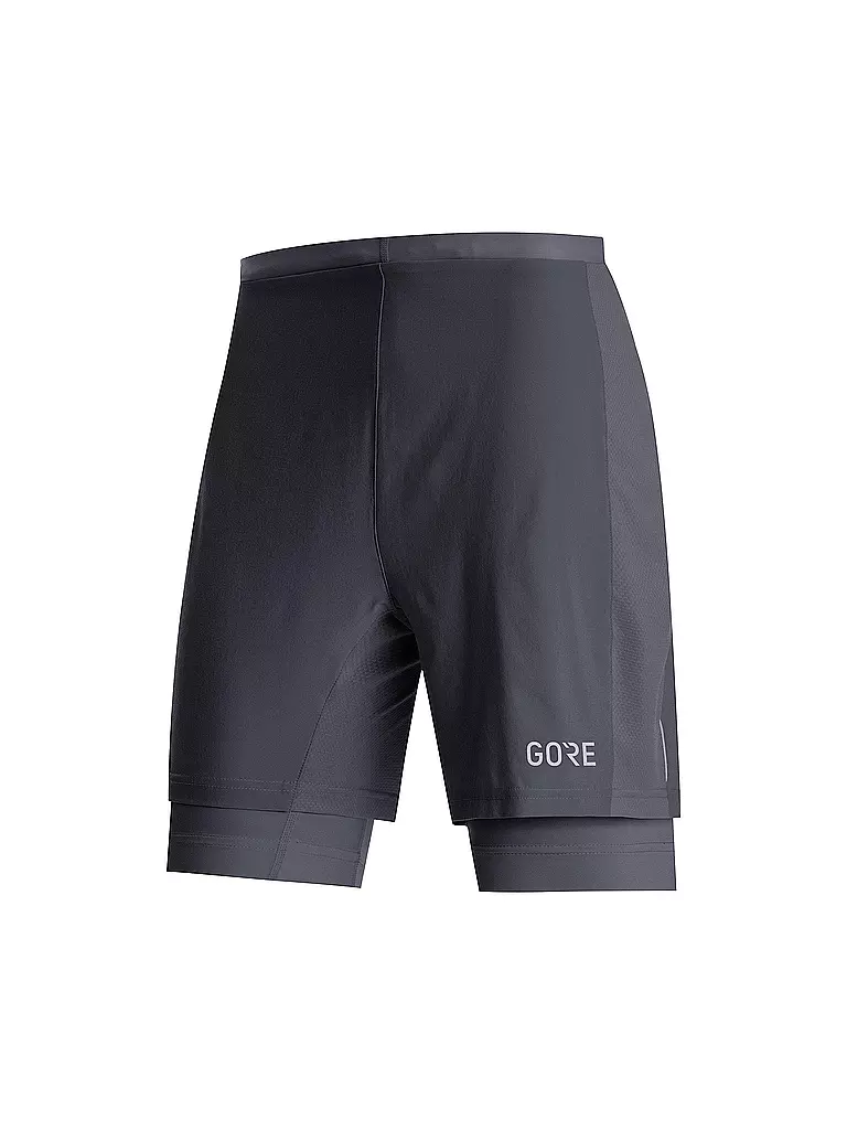 GOREWEAR | Short de course pour homme R5 2EN1 | Noir
