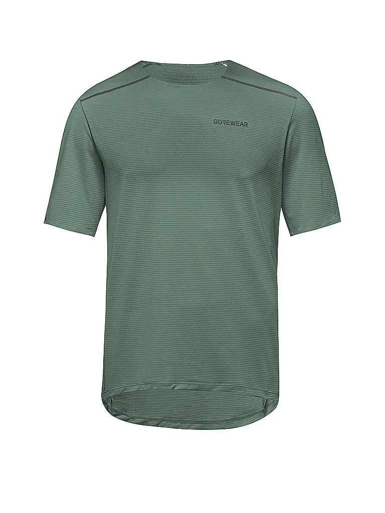 GOREWEAR | T-shirt de course Contest 2.0 pour homme | Vert foncé