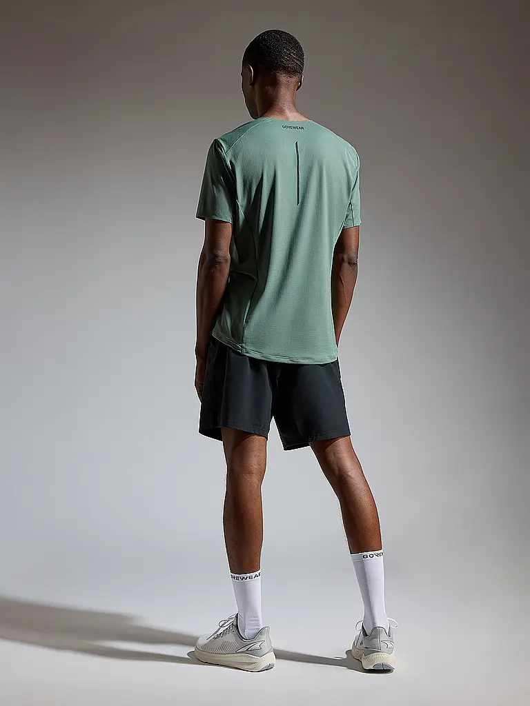 GOREWEAR | T-shirt de course Contest 2.0 pour homme | Vert foncé