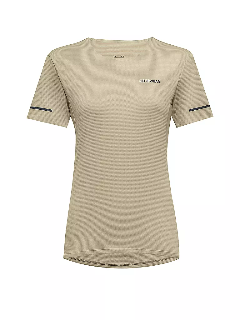 GOREWEAR | T-shirt de course pour femmes Contest 2.0 | Beige