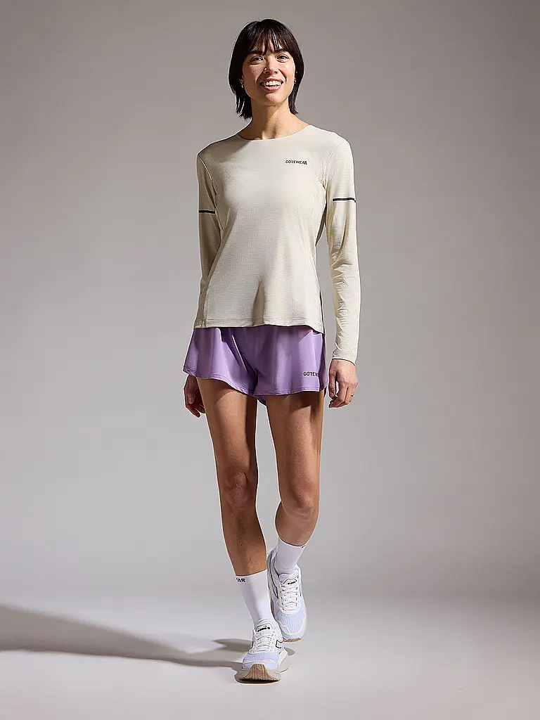 GOREWEAR | T-shirt de running Contest 2.0 pour femme | Beige