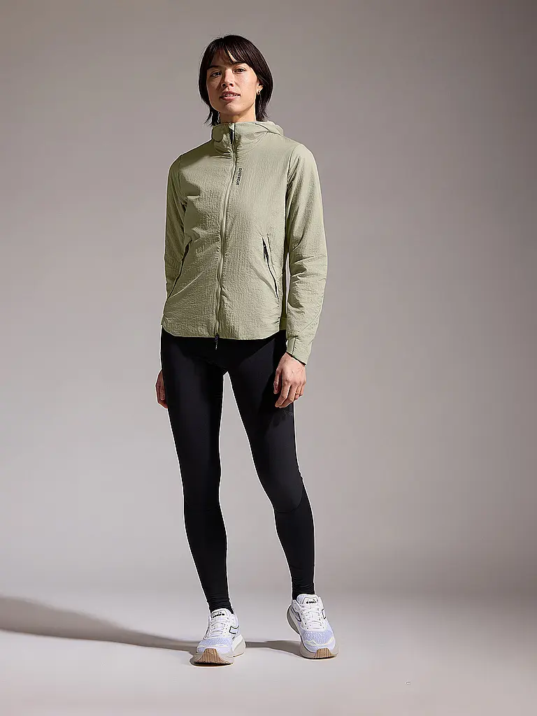 GOREWEAR | Veste de course CONCURVE WINDSTOPPER® pour femme | Beige