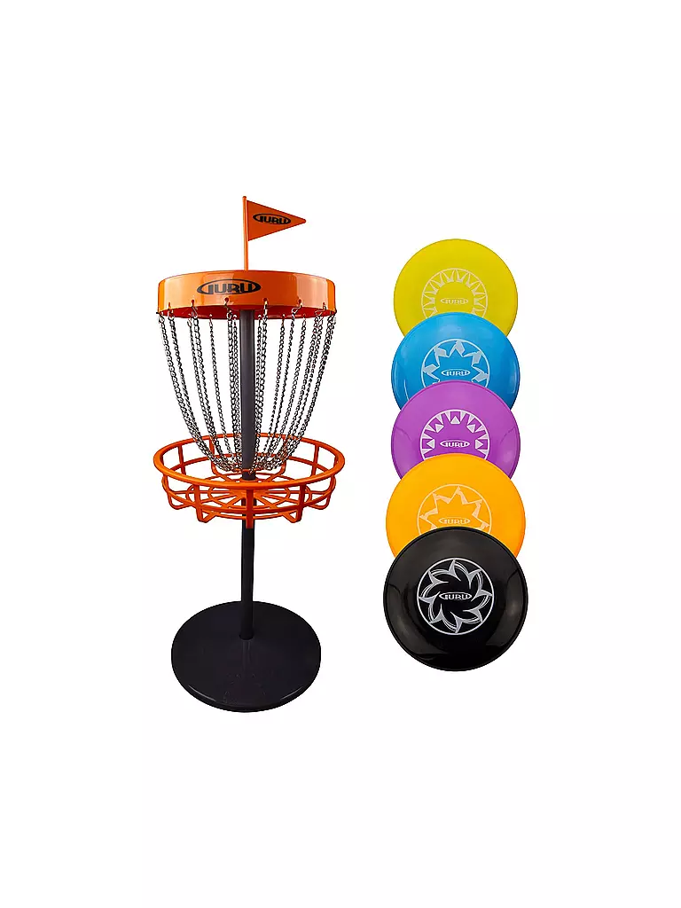 GURU | Guru Disc Golf Mini Basket-Set incl. 5 Scheiben | Rouge