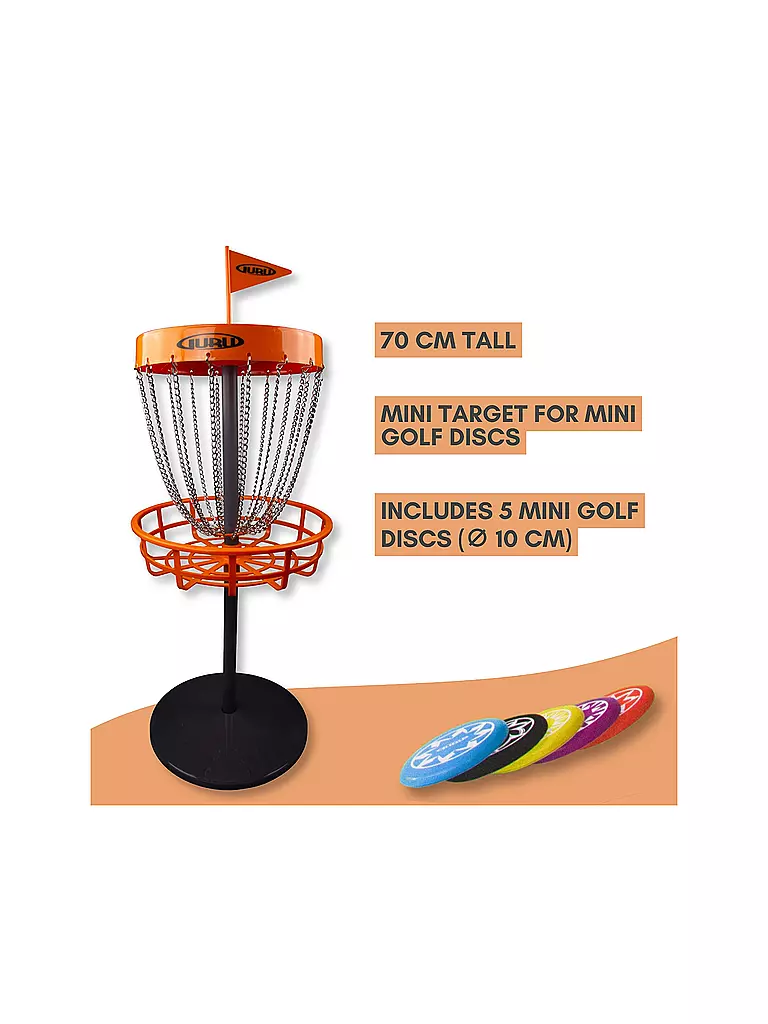 GURU | Guru Disc Golf Mini Basket-Set incl. 5 Scheiben |