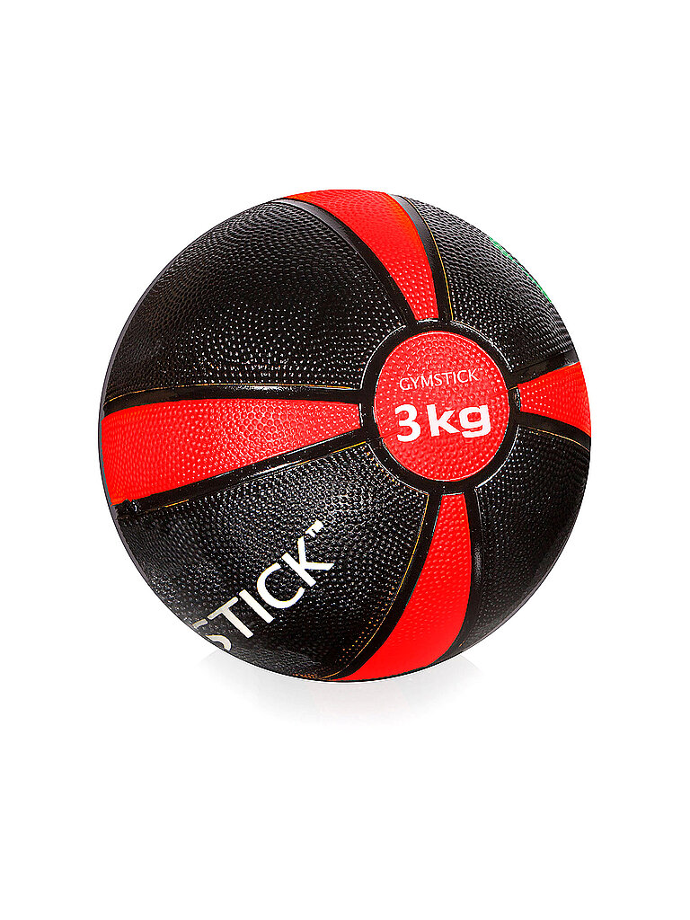 GYMSTICK  Medizinball 3 kg noir
