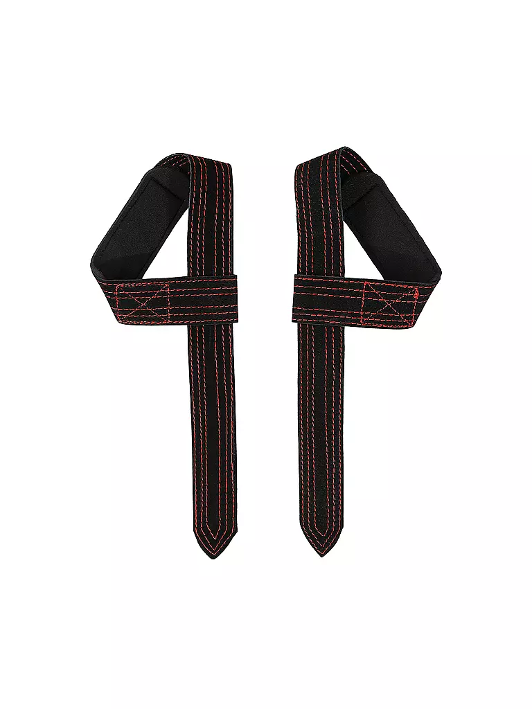 GYMSTICK | Lanières de levage en cuir | Noir